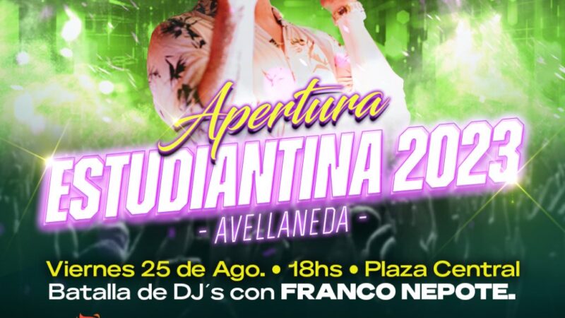 Avellaneda: Este viernes, comienza la Estudiantina