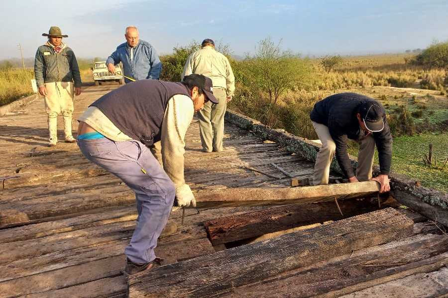La Sarita: Repararon puente sobre ruta que comunica con Garabato