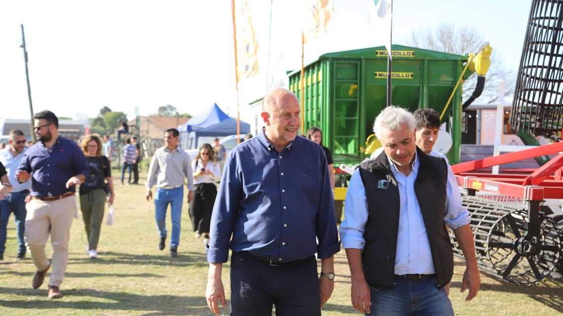Perotti en la Expo de San Justo «el campo realiza un gran aporte al país»