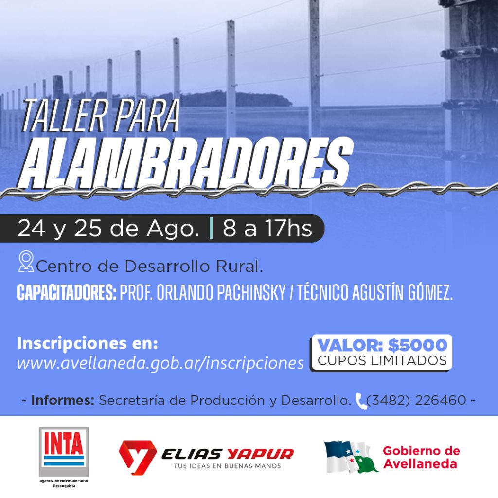 Taller para alambradores en el Centro de Desarrollo Rural