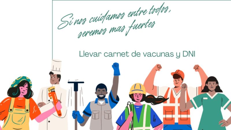 Vacunación para trabajadores del sector industrial