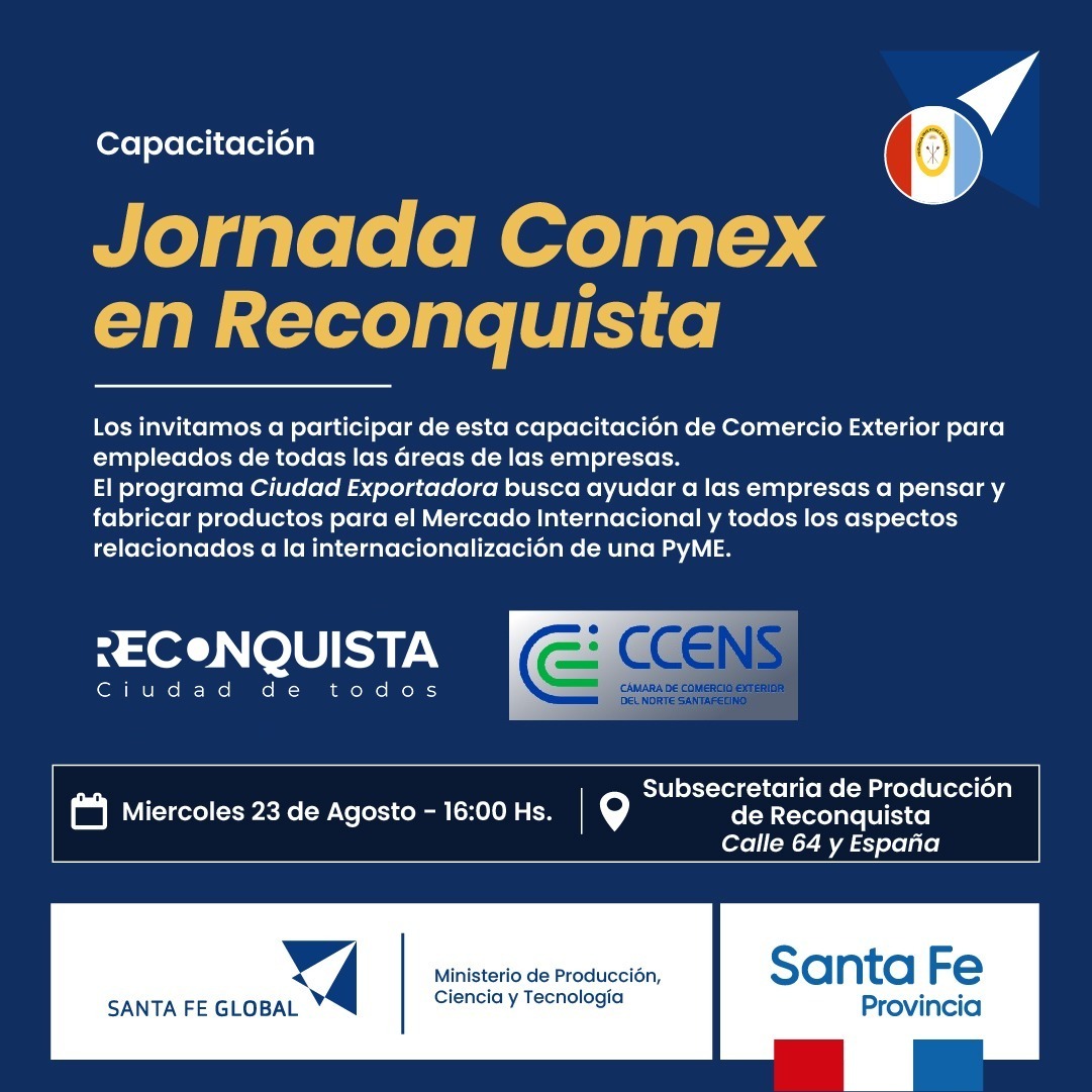 Capacitación Jornada Comex en Reconquista