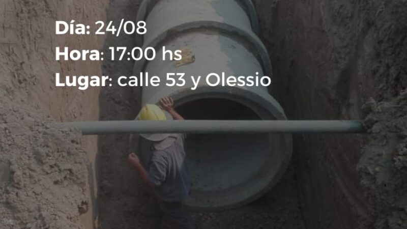 Inauguran Obra Plan Director de Drenaje Pluvial