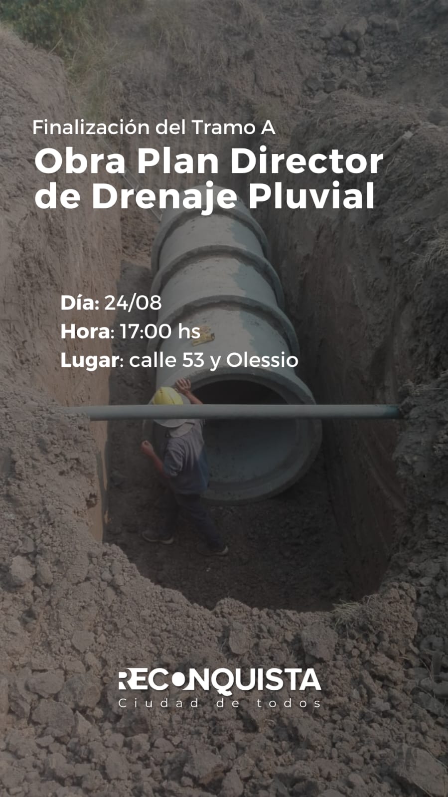 Inauguran Obra Plan Director de Drenaje Pluvial