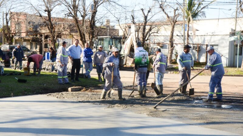 El gobierno avanza con el plan estratégico de pavimentación