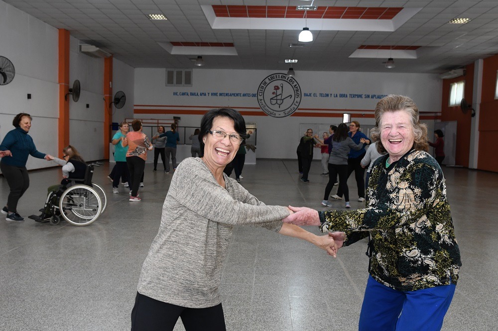 Las personas mayores más activas que nunca en Avellaneda