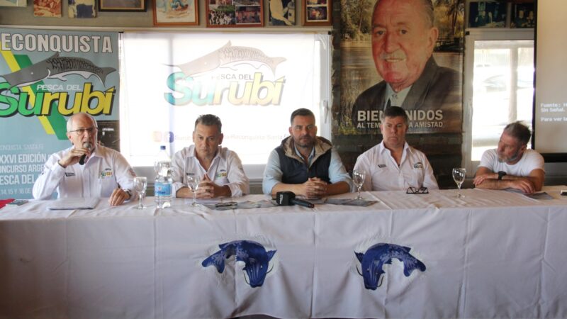 La provincia participó del lanzamiento de la 36° edición del Concurso de Pesca de Surubí