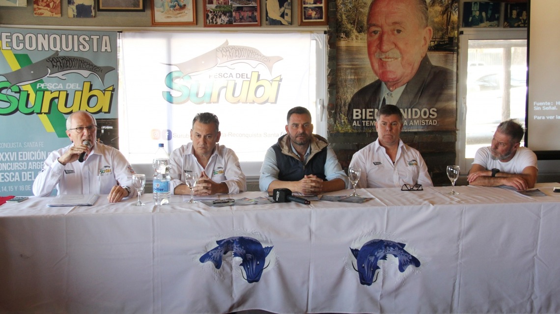La provincia participó del lanzamiento de la 36° edición del Concurso de Pesca de Surubí