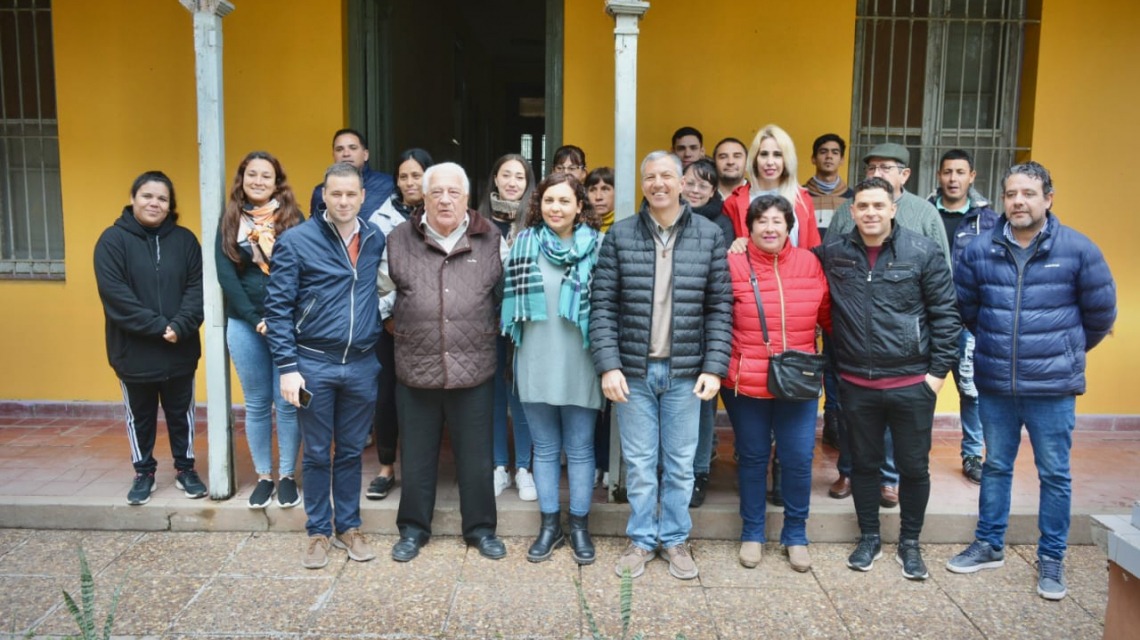 Pusineri visitó el Centro de Atención a la Familia de la Gallareta