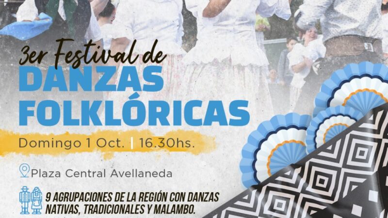 Avellaneda: Tercer Festival de danzas folclóricas