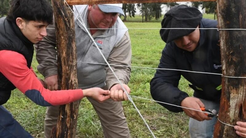 Exitoso primer taller de alambradores en Avellaneda