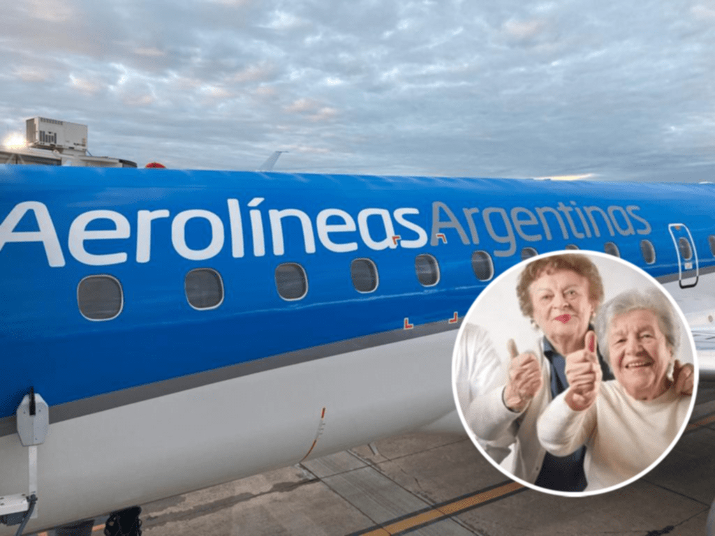 Jubilados pagarán con descuentos vuelos de Aerolíneas Argentinas