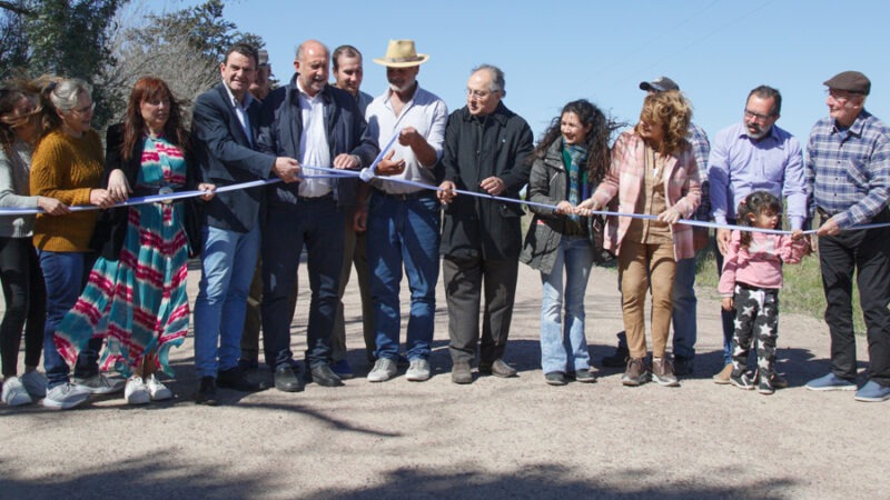 Inauguraron nuevo camino rural entre Malabrigo y Los Laureles