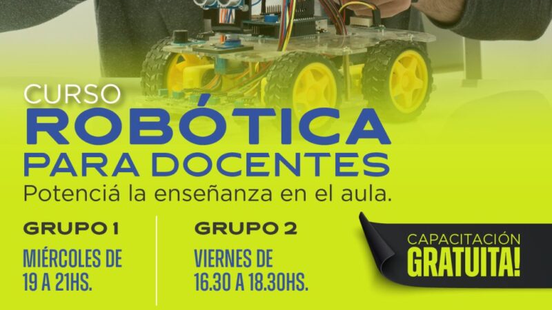 Avellaneda: Inscribite para la tercera edición del curso de rebotica