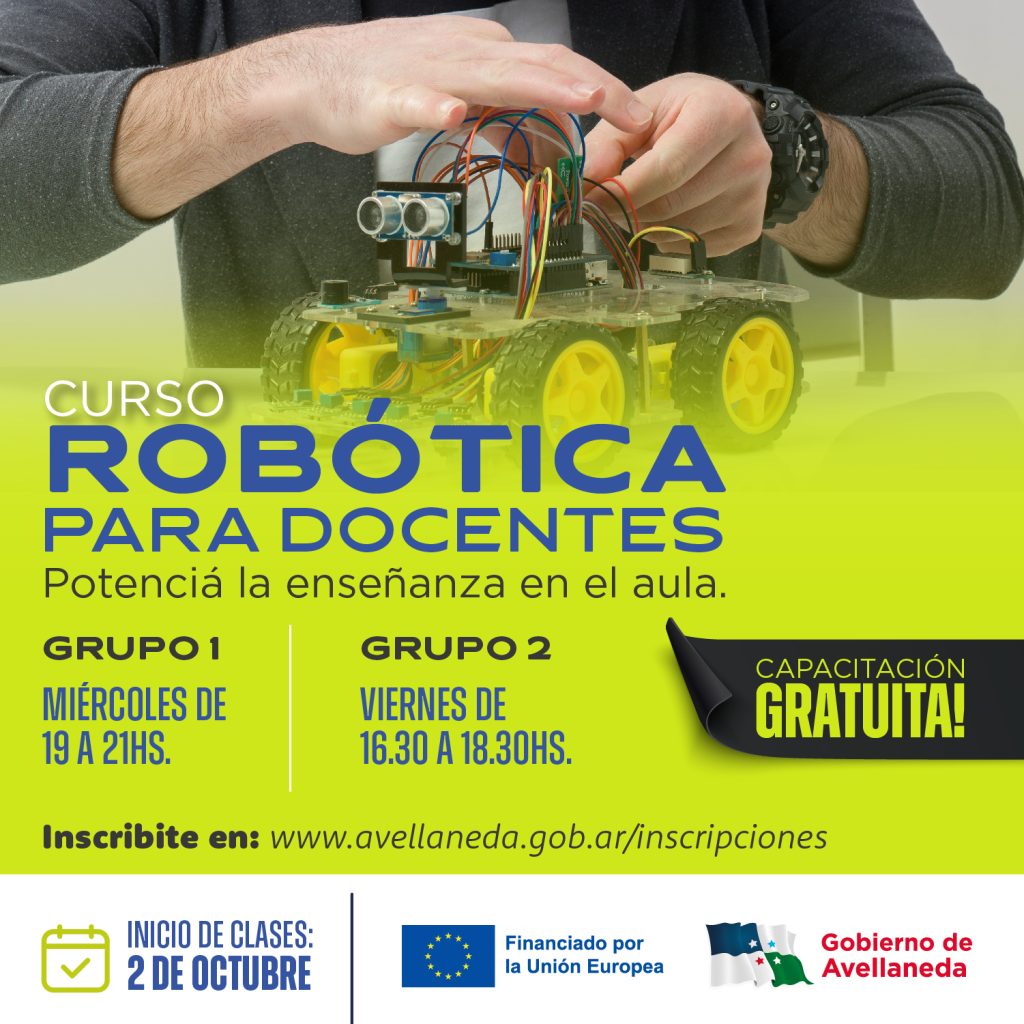 Avellaneda: Inscribite para la tercera edición del curso de rebotica