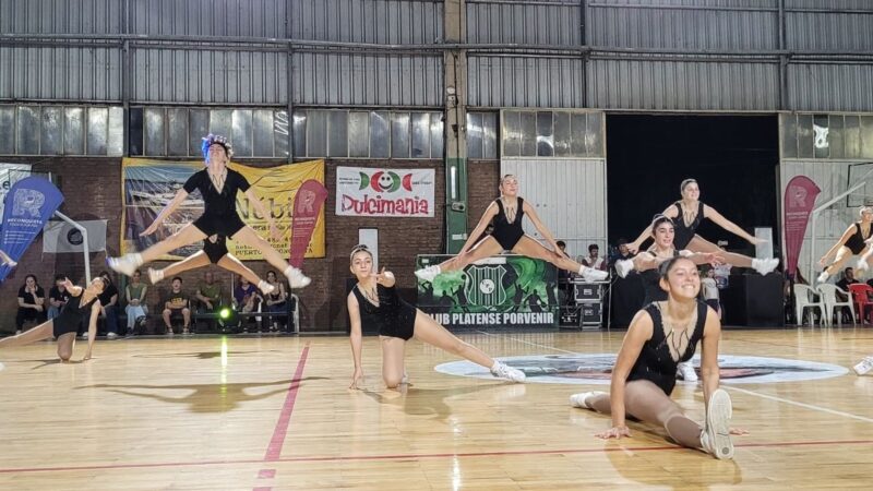 Estudiantina: espectáculo de alto nivel en la competencia de aeróbica en Reconquista
