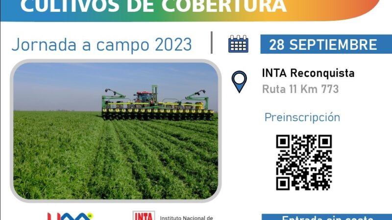 Jornada de cultivos de cobertura en Inta Reconquista