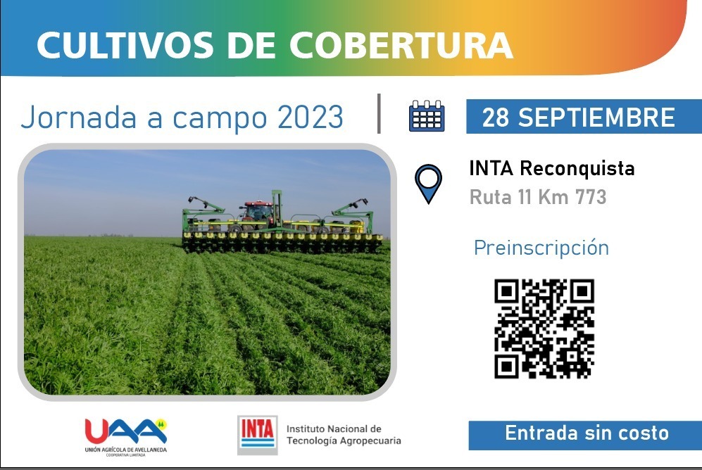 Jornada de cultivos de cobertura en Inta Reconquista