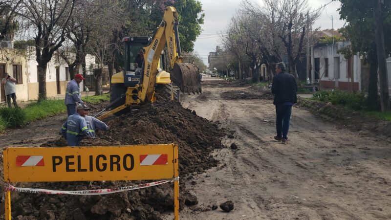 Reconquista: problemas en cañerías retrasan pavimentación de calle 38