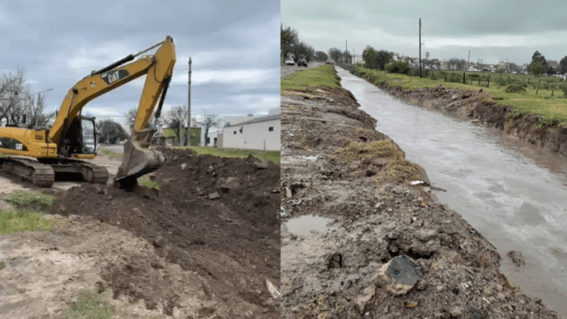 Plan integral de limpieza de desagües y canales en Avellaneda