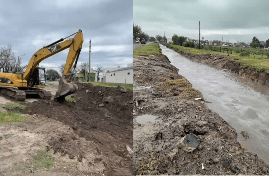 Plan integral de limpieza de desagües y canales en Avellaneda