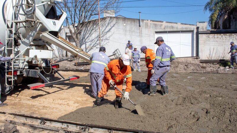 Plan de pavimento: Avellaneda mejora la conectividad vial