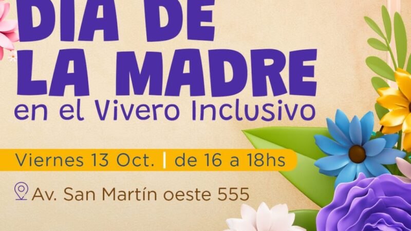 El gobierno municipal y el vivero regalan plantines en la semana de la madre