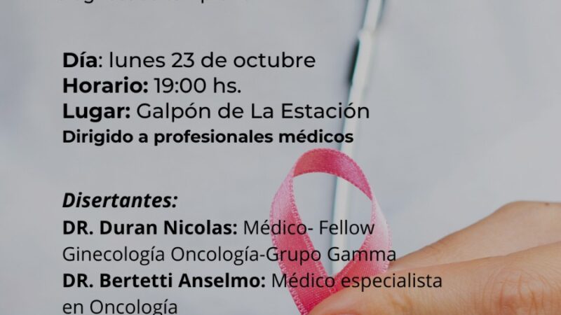  Reconquista: conversatorio “Redes de Atención en el Cáncer Femenino”