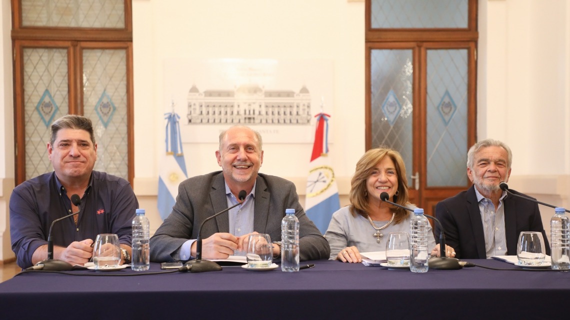 Perotti presentó el Plan Director de la Región Hídrica de los Bajos Submeridionales