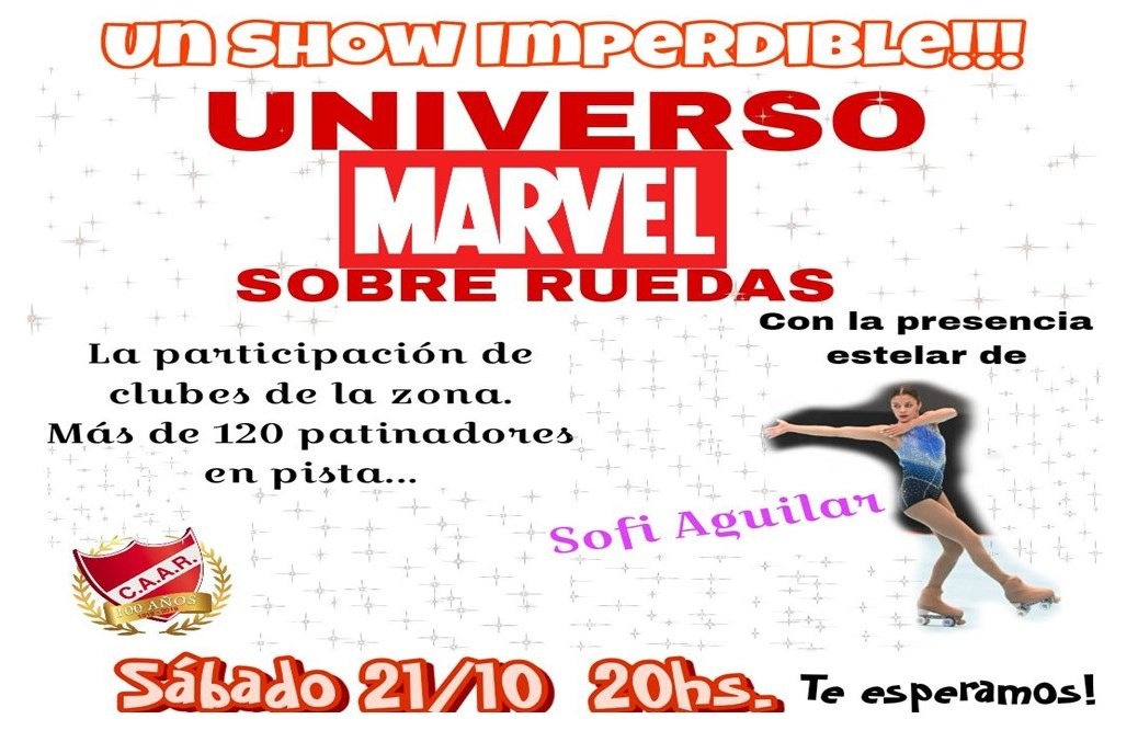 Este sábado,»Universo marvel sobre ruedas» en el Club Adelante