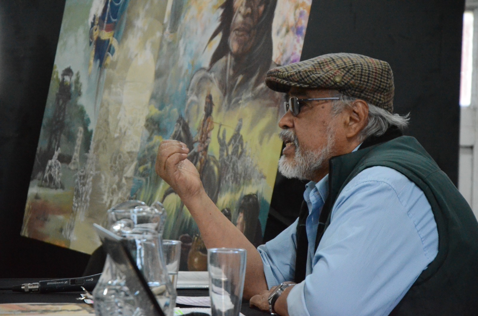 Cierre de muestra y obsequio en el Museo Pagano