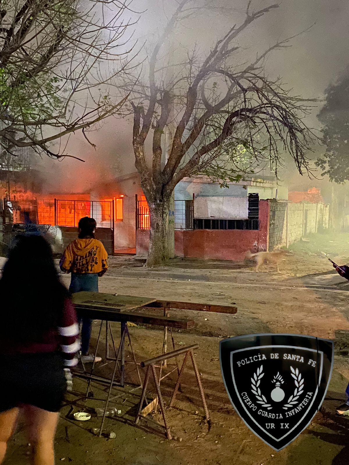 Reconquista: se prendió fuego la «casa embrujada» de Barrio Guadalupe