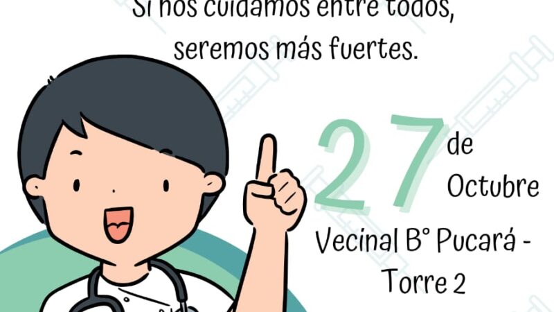 Jornada de vacunación en Barrio Pucará de Reconquista