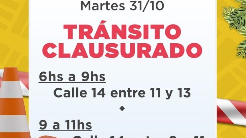 Avellaneda: Este martes, tránsito clausurado en calle 14 ¿Qué zona afecta el corte?