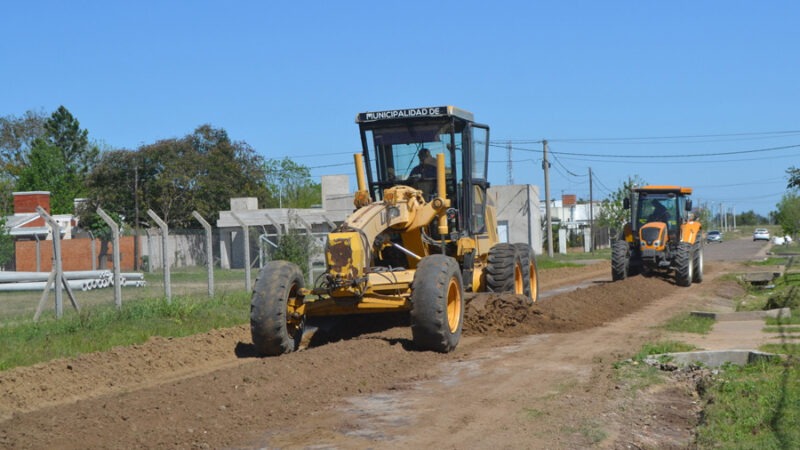 Romang: Avanza el mantenimiento de calles ¿En qué barrio trabajan?