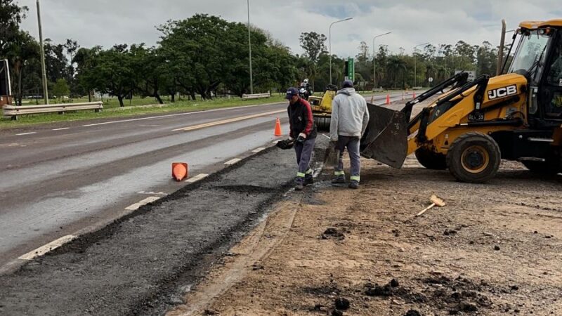Avellaneda conserva las banquinas de la Ruta 11 en el ingreso norte