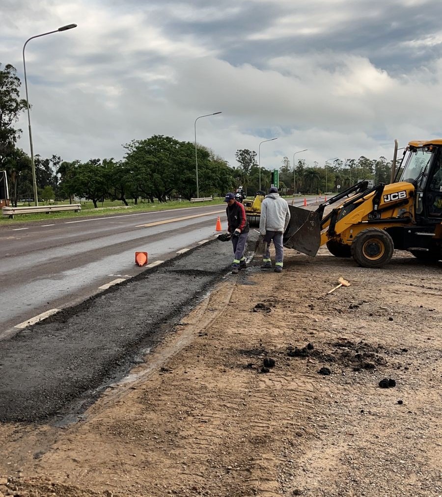 Avellaneda conserva las banquinas de la Ruta 11 en el ingreso norte
