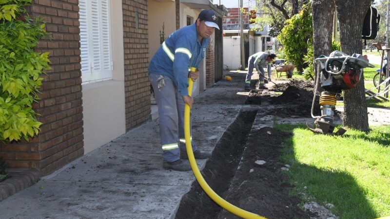 Avellaneda: avanza la red de gas natural en nuevos barrios
