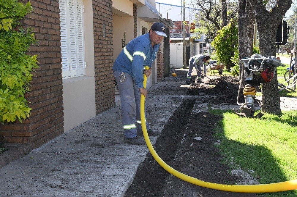 Avellaneda: avanza la red de gas natural en nuevos barrios