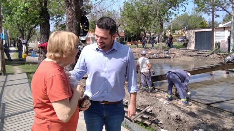 Avellaneda: más obras de pavimento para B° Libertad