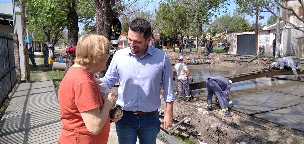 Avellaneda: más obras de pavimento para B° Libertad