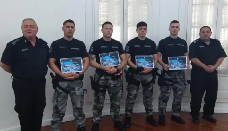 Policías que actuaron en el asalto y tiroteo a Sartor recibieron un reconocimiento