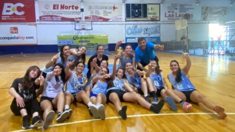 El equipo femenino de básquet del Club Unión ganó la Copa de Oro