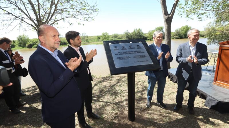 Tendrá control externo la unidad ejecutora del acueducto biprovincial Santa Fe – Córdoba