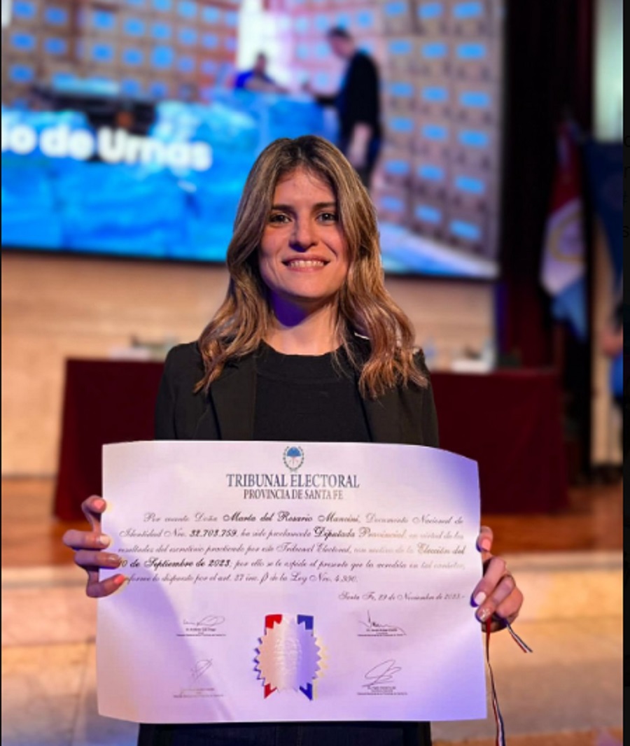 LAS TOSCAS | «Charito» Mancini asumirá el 10 de diciembre su banca en Diputados