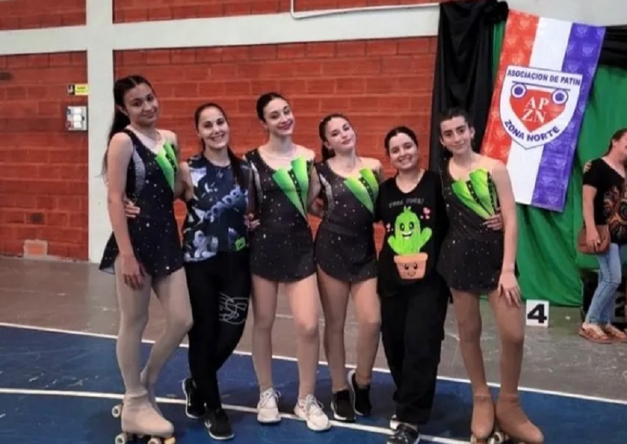 Patinadoras de Platense compitieron en el Torneo Zonal