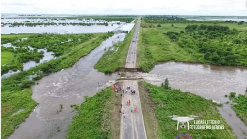 Condenaron a dos empresarios por derrumbar  puente y pavimento de la RP1