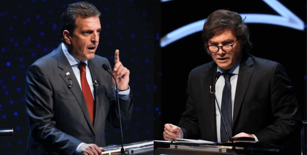 Massa a Milei: «Esto no es Macri ni Cristina. No es el pasado. Es vos o yo»