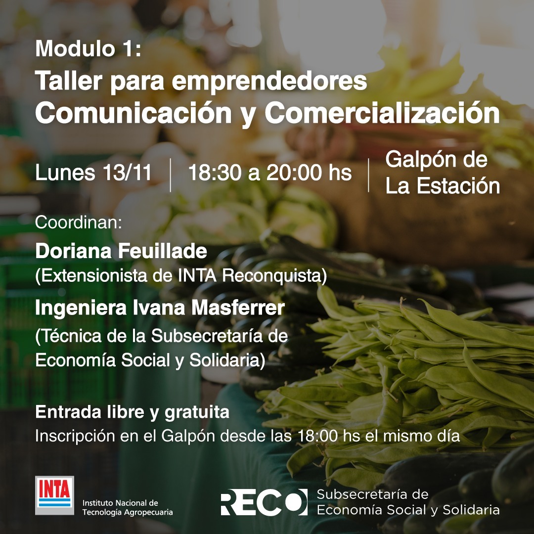 Reconquista: taller para emprendedores, comunicación y comercialización