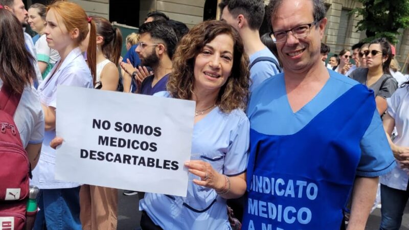 La Asociación de Médicos de la República Argentina decretó un paro de 24 horas